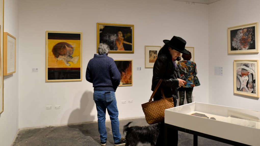 Various artists, Other testimonies: Alcántara – Giangrandi – Góngora – Quijano – Mejía – Rendón – Workshop 4 Rojo – Graphic of the popular struggle, exhibition view. Courtesy of El Dorado Space