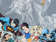 Silvio Fiorenzo, Gentileschi, 2015, acrilico su tela, 100 x 100 cm 