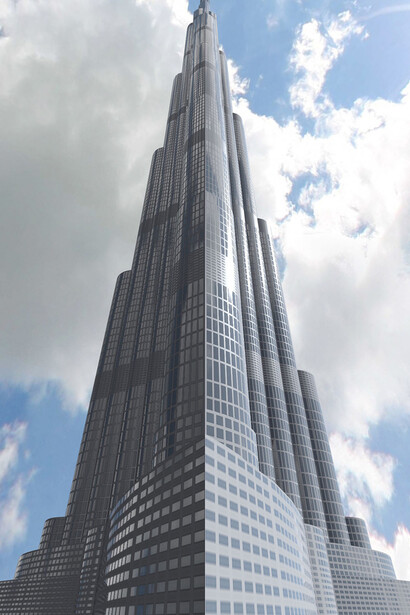 Jeddah, Arabia Saudi. La Torre del Reino se alza más allá de donde la vista alcanza