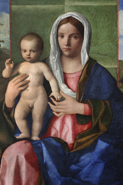 Giovanni Bellini. "Madonna con bambino",  Pinacoteca di Brera