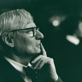 Louis Kahn, ca. 1972, Robert C. Lautman Photography Collection, National Building Museum