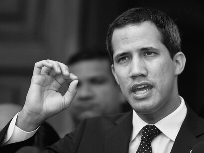 El presidente encargado de Venezuela, Juan Guaidó