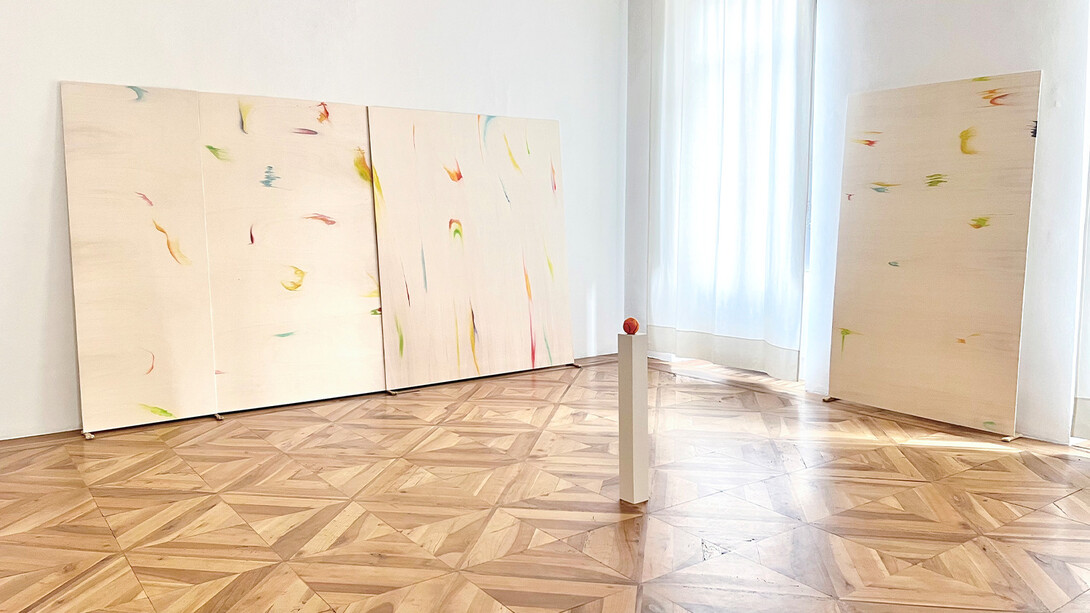 Mario Airò, Co-mondo, veduta della mostra. Per gentile concessione della Galleria Tucci Russo