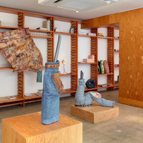 Various artists, Cruising // the stacks, exhibition view. Courtesy of Nina Johnson Gallery