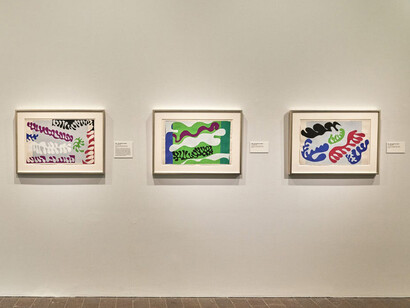 Henri Matisse, Jazz, exhibition view. Courtesy of De Young Museum
