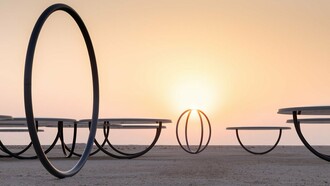Shadows Traveling on the Sea by Olafur Eliasson, Doha, Qatar