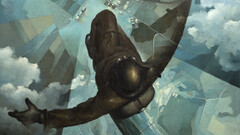 Tullio Crali, Before The Parachutes Opens, 1939
