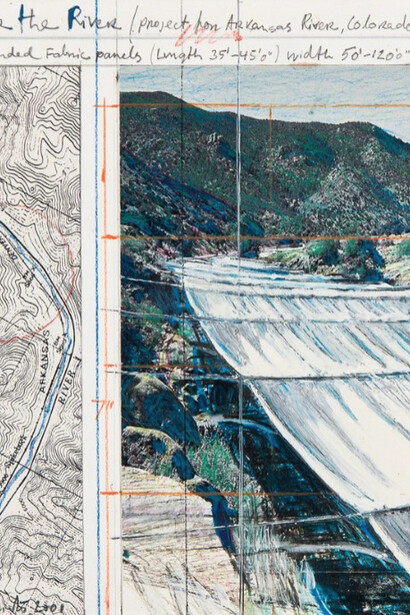 Christo and Jeanne-Claude. Courtesy of Repetto Gallery