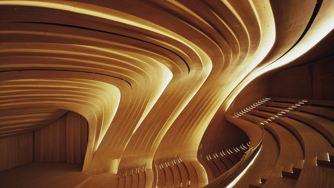 Zaha Hadid, Heydar Aliyev Centre, Baku, Azerbaijan, 2014, © Helene Binet, photo courtesy Zaha Hadid Architects, London