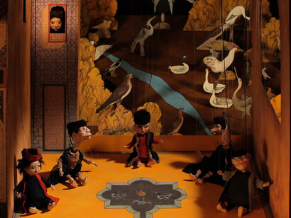 Wael Shawky, Cabaret Crusades: The Path to Cairo, 2012, HD video, color, sound, 60:00:53 min. Video still. Courtesy the artist and Sfeir-Semler Gallery, Beirut / Hamburg