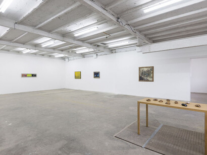 Nedko Solakov - Paintings from Long Ago exhibition view Galleria Continua, Les Moulins, 2018. Photo Oak Taylor-Smith

