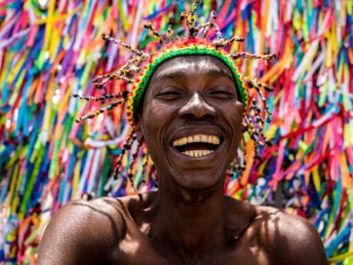 Smiling Jamaican man, candid photo of Jamaican people