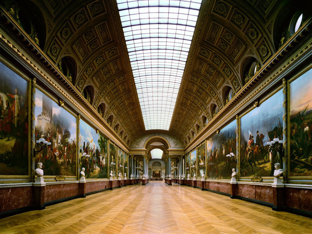 Galerie des Batailles, (148) ANR.02.002, Aile du Midi - 1er Etage, Versailles, 1985. Courtesy of Galerie Edwynn Houk and the artist.