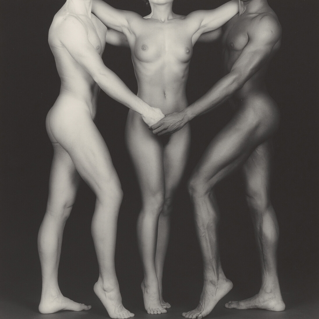 Robert Mapplethorpe (1946-1989), Ken and Lydia and Tyler, 1985, gelatin silver print, 38.4 × 38.2 cm. Jointly acquired by the J. Paul Getty Trust and the Los Angeles County Museum of Art, with funds provided by the J. Paul Getty Trust and the David Geffen Foundation. © Robert Mapplethorpe Foundation. Used by permission.