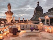 Hotel Cafe Royal. Dome Penthouse, terrace at dusk