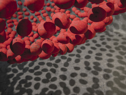 Giorgio Bevignani. Jordan's Red Water, detail, 2009