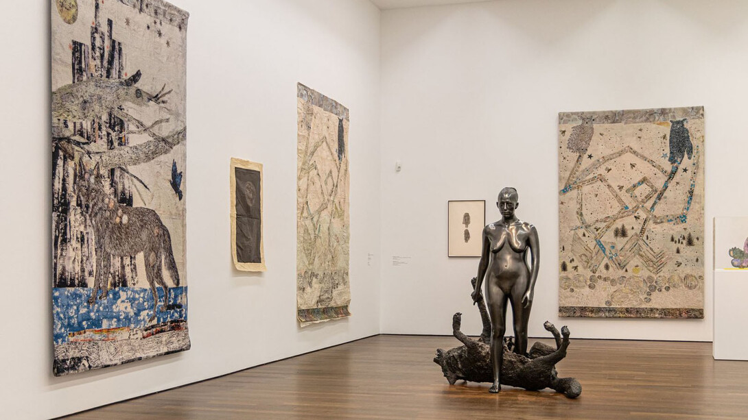 Kiki Smith, Woven worlds, exhibition view. Courtesy of Arp Museum