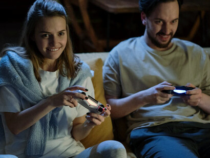 Enjoying a game night with AI-enhanced gameplay, where real-time difficulty adjustments and smarter NPCs make every session exciting and immersive