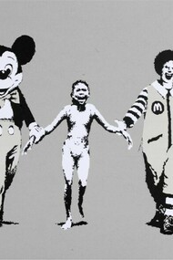 Uma visão de Bansky sobre o consumismo