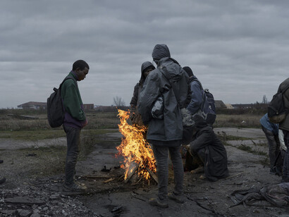 Luc Delahaye, Un feu, 2021 © Cortesia di Luc Delahaye e della Galerie Nathalie Obadia, Parigi / Bruxelles