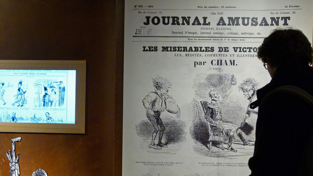The invention of Comic Strip. Courtesy of Musée Bruxelles