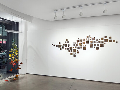 Dafne Kleiman, Quintaesencia, vista de exhibición. Cortesía de la Otto Galería