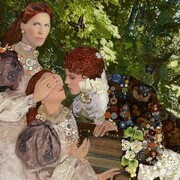 Nina Surel, “Nectar”, 2011, tecnica: T. m. su tavola, misure (alt, base): cm 198 x 170 , numero archivio: 11329