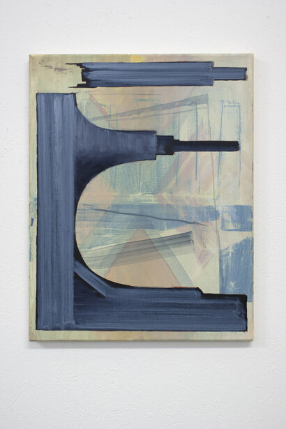 Tobias Buckel, Profil, 2013, oil on canvas, 51 x 40 cm © Peter von Kant and the artist