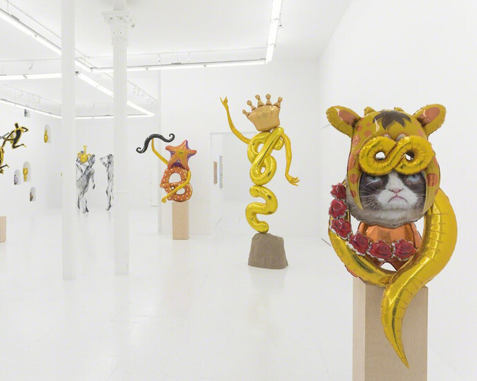 Adam Parker Smith, Exhibition view. Courtesy of The Hole