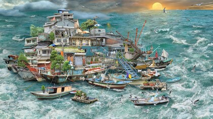 Seoung Won Won, The Ark of Obsession, 2013, 74 X 110 cm