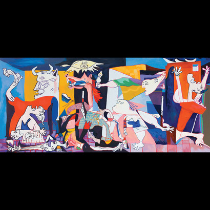 Guernica
2018
oil on canvas 165 x 366 cm © Alex Chaves