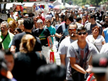 Calle de una zona comercial