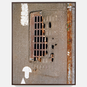 Matt Keegan, Paved Grate, 2014, C-print, 116.8 x 152.4 cm, 69 x 46 in, framed: 61 x 46.75 in. Edition of 5 plus 2 artist's proofs