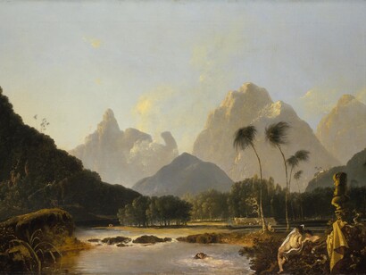 Tahiti Revisited, 1776, Hodges, © National Maritime Museum, London
