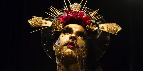 Anthony Marquelet, Ego Divina, performance (produite avec le soutien de La Nuit Européenne des Chercheurs, Metz), 2015.