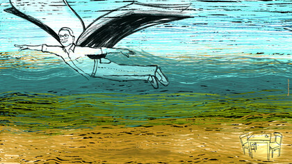 Roberto Espeche, a man reborn (illustration by Paola Bilancieri)