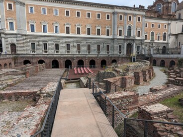 Teatro romano di Torino, Italia