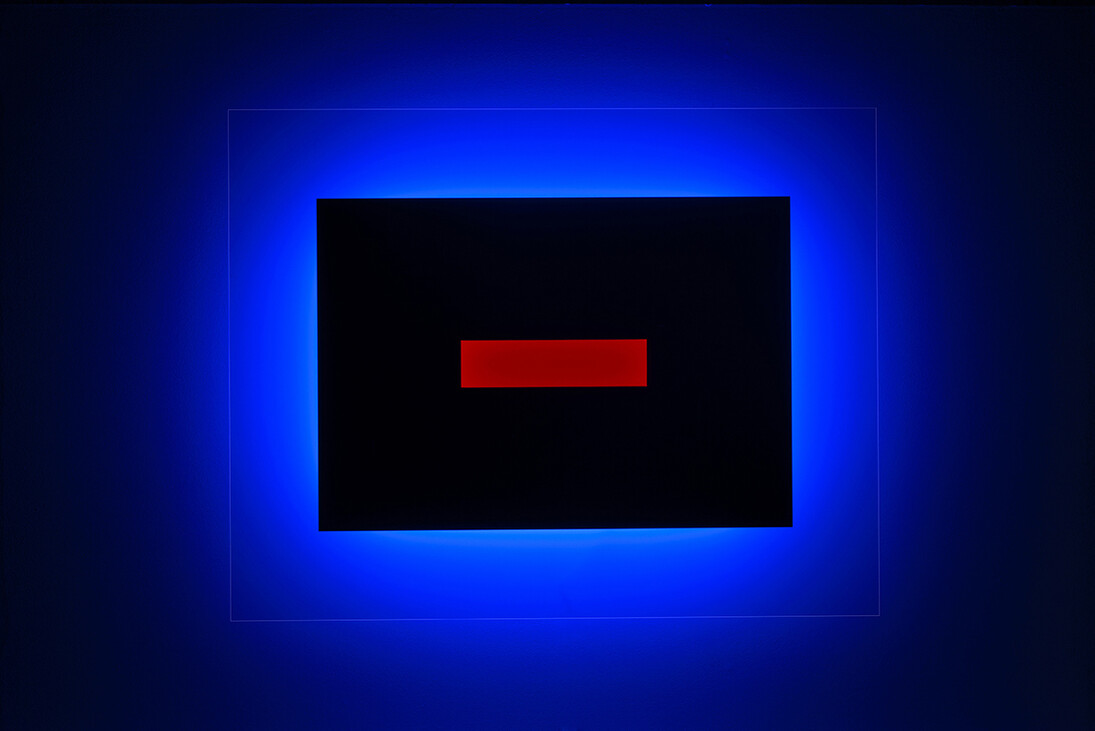 Nanda Vigo, Light progressions, Omaggio a Manzoni, 1993, 109x139. Courtesy Archivio Nanda Vigo Milano