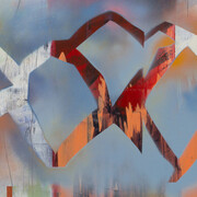 Ka’ila Farrell-Smith, Portal: Li (detail), 2025. Courtesy of Russo Lee Gallery