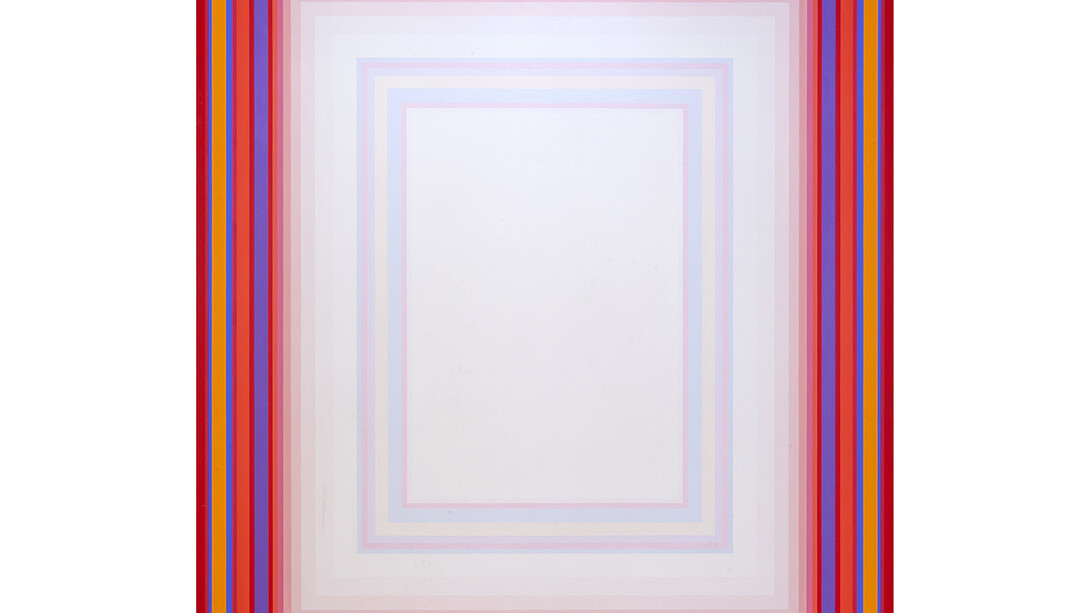 Derek Hirst, Summer, 1975, cryla on canvas, © Estate of Derek Hirst, courtesy of Flowers Gallery
