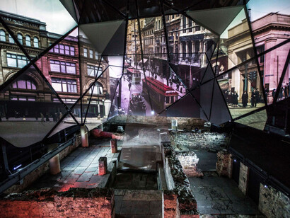 Multimedia Show. Courtesy of Pointe-à-Callière