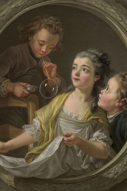 Charles Amedée Philippe Van Loo, Soap Bubbles, 1764, oil on canvas, 88.6 x 88.5 cm, National Gallery Washington