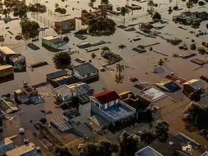 Enchentes de 2024 no Rio Grande do Sul, Brasil. Foto: Agência Brasil. O respeito à natureza precisa ser reintegrado como valor sagrado. Filosofias ancestrais — dos povos indígenas às tradições orientais — ensinam que não somos donos da Terra, mas parte dela. Reencantar a relação com o planeta é, em última instância, um ato espiritual




