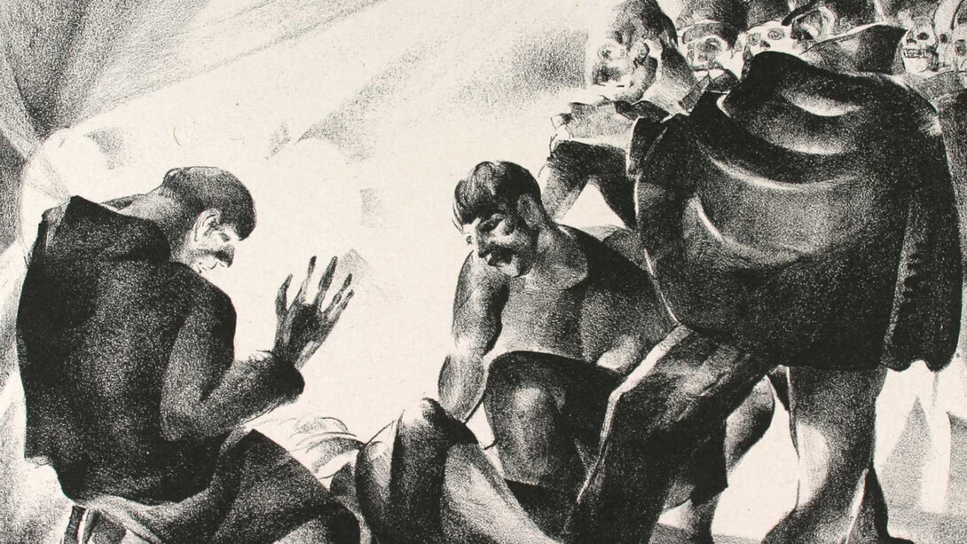 Percy Albee, Street accident, circa 1931 – 1932. Courtesy of Norton Museum of Art