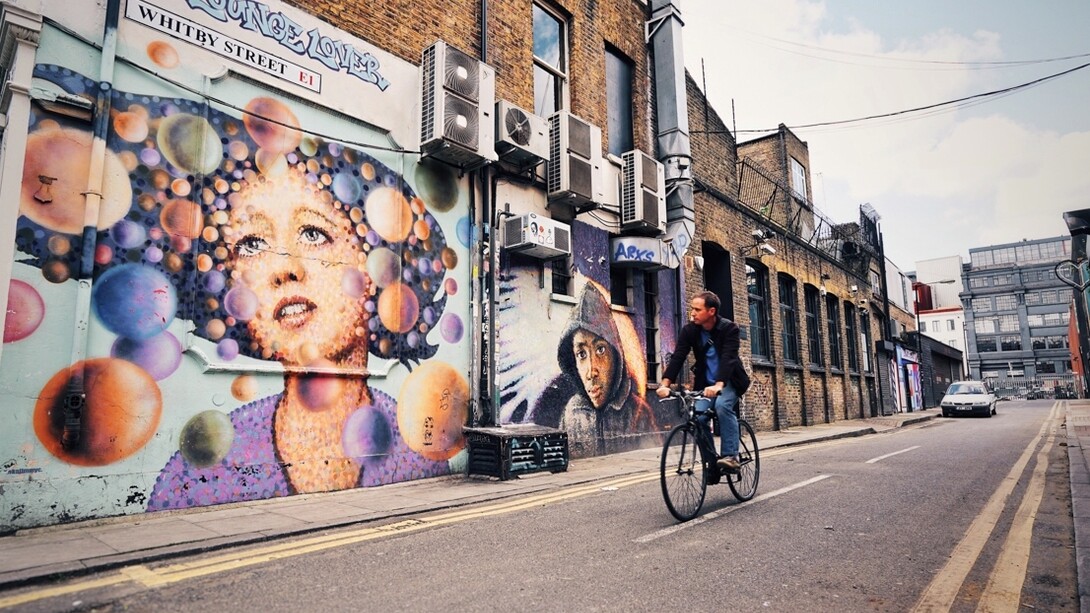Calle del barrio londinense de Shoreditch 