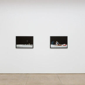 Ohan Breiding, Flaccid candle, rising smoke, exhibition view. Courtesy of Ochi 