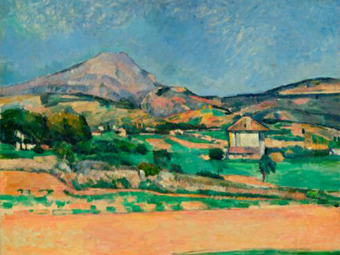 Paul Cézanne, The Plain by Mont Sainte-Victoire, View from Valcros, 1882-85, The Pushkin State Museum of Fine Arts, Moscow
© The Pushkin State Museum of Fine Arts, Moscow.