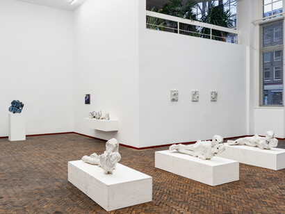 Johan Tahon ft. Michael Kirkham, exhibition view. Courtesy of Gerhard Hofland