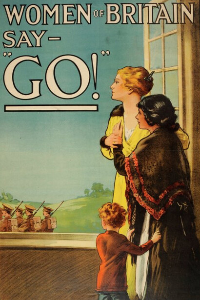 Women of Britain Say GO!  London, March 1915, Collection Ulster Museum, © National Museums Northern Ireland
