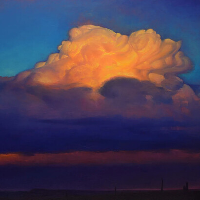 Rich Bowman, Southwest sunset (detail). Courtesy of Bonner David Galleries